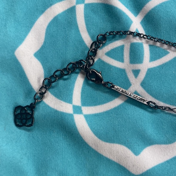 Kendra Scott Prototype Pave Gunmetal and Black Drusy Lux Elisa - Picture 4 of 4